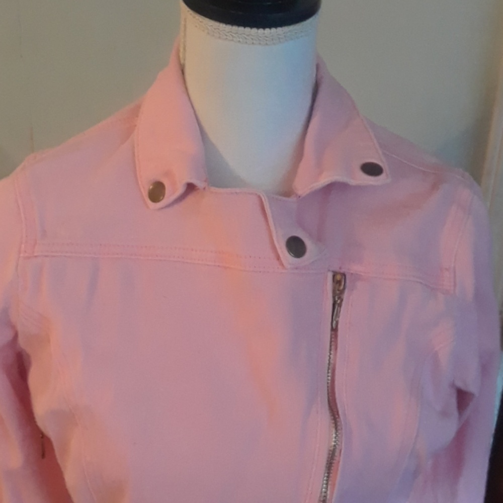 Pink Jean Jacket, size M